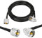 Superbat CB Koaxialkabel - RG58 UHF PL-259 Kabel 3m Rechtwinkliges CB Antennen Überbrückungskabel für CB Radio, HAM Radio, Antennenanalysator, SWR Meter Dummy Load etc.