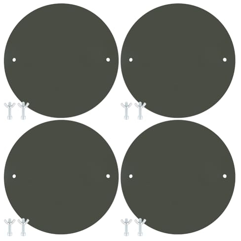 BENECREAT Olivgrün Töpferscheibe Fledermäuse, 30cm Durchmesser Vorgebohrte Runde Ton-Wurfschläger Für Ton Drehen, Keramik Herstellen, 5.5 mm Dick