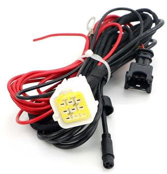 NIBOTT 12 V/24 V Luft Diesel Heizung Kabelbaum Webstuhl Netzteil Kabel Adapter Runde/Dreieck for Eberspacher Webasto(Round Plug)