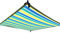 Pergola-Schattennetz-Abdeckung, Sonnenschutz, Terrassenüberdachung, durchlässiges HDPE-Tuch mit Ösen (4 m x 8 m)