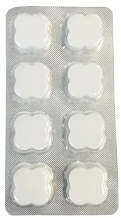 Reinigungstabletten 8x2g für Kaffeevollautomaten, Kapselmaschinen, Trinkflaschen und Kaffeemaschinen Reinigungstabs kompatibel mit Jura, Siemens, Melitta, Nivona, Delonghi, Bosch uvm. (1)