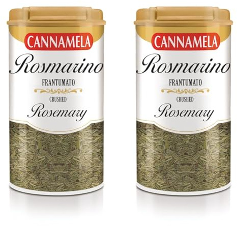 Cannamela, La Dispensa, Rosmarino Frantumato, Confezione da 80 g, Ideale per Insaporire Carni alla Griglia, Pesce Arrosto, Patate al Forno, per la Preparazione di Pane e Focacce
