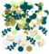 MMDOCO Team Bride Konfetti Hochzeit Jga Deko Frauen, 200 Stk Jga Deko Konfetti Hochzeit,Team Bride Confetti, Junggesellenabschied Jga Accessoires Frauen Gold Grün, Konfetti Bride to Be