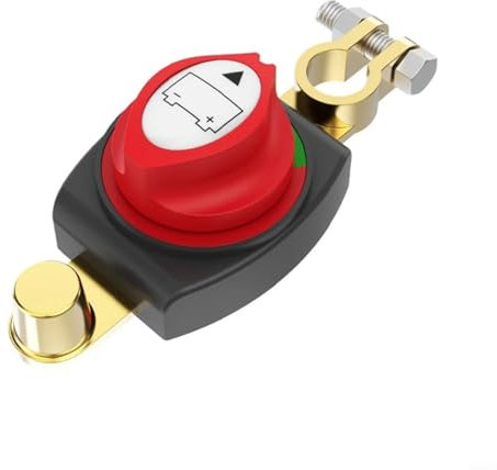 Aislador de interruptor de desconexión de batería – 12-48 V interruptor maestro de corte de energía de batería aislador de desconexión para coche, vehículo, RV