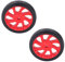6in Compressor Wheels Replacement Set, 2Pcs 12mm Rubber Wheels for Compressor, and Parts Accessories