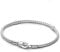PANDORA Moments Nietenarmband mit Nietenverschluss aus Sterling-Silber, Kompatibel Moments Anhängern, Größe: 18 cm, 593680C01-18