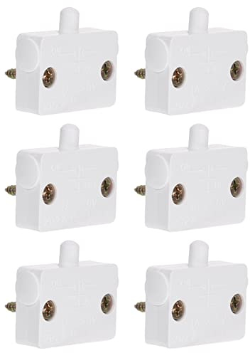 Artibetter Hue Light Switch 6pcs Electrical Normally Closed Light off Switch for Cabinet Doors Closets