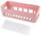 Ajhui Mensola Portaoggetti da Doccia in Plastica, Multiuso, da Parete, for Riporre Oggetti da Bagno, Autoadesiva, Organizer for Doccia(Pink)