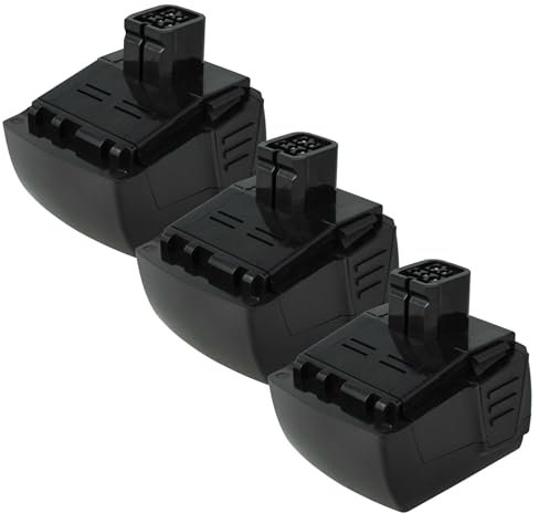 vhbw 3X Batterie Compatible avec Hilti SIW 144-A CPC Impact Wrench Outil électrique (3000 mAh, Li-ION, 14,4 V)