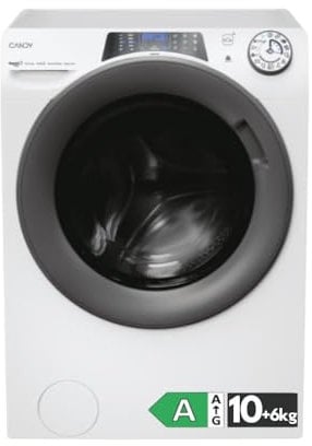 Candy Lavasciuga RapidÓ PRO, 10+6 kg, 1400 Giri/min, Classe A, Vapore Igiene Plus, Snap&Wash, Motore Inverter, Bianco