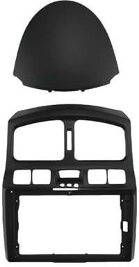 WEFOLEN Für Hyundai Für Santa Fe 2000 2001 2002 2003 2004 2005 2006 9 Zoll Auto Rahmen Fascia Adapter Radio Dash Montage Panel Kit(Only Frame)
