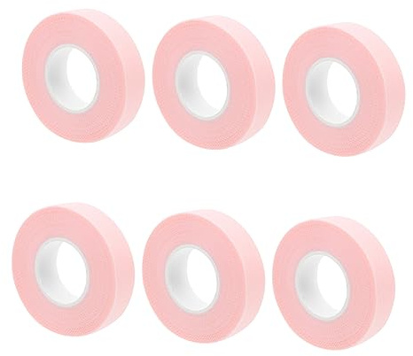 Beaupretty 6 Rollen Eyelash Extension Tape Atmungsaktives Lash Tape für Wimpernverlängerung Hautfreundlich und Praktisch für Salon und Heimgebrauch Rosa