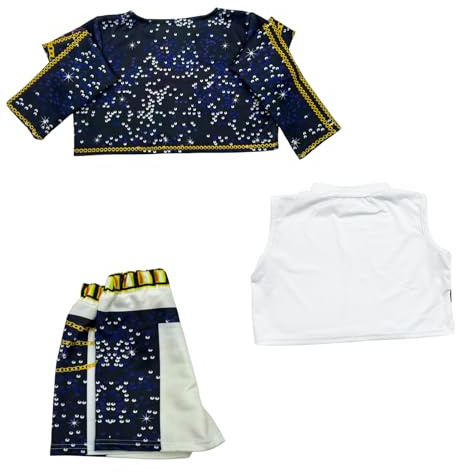 Mino Plus Disfraz de corea pop cantante, disfraz de demonio koreanpop, estrella pop cosplay costume outfit para niñas, para carnaval, Halloween fiesta