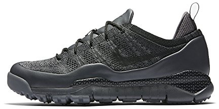 Nike Lupinek Flyknit Low Mens Running Trainers 882685 Sneakers Shoes (UK 8.5 US 9.5 EU 43, Dark Grey Black 001)