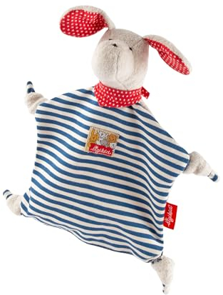 Sigikid Schnuffeltuch Hund, Schmusetuch, Kuscheltuch, Babytuch, Schnuffel Tuch, Babyspielzeug, Baby Spielzeug, Baumwolle, 45580