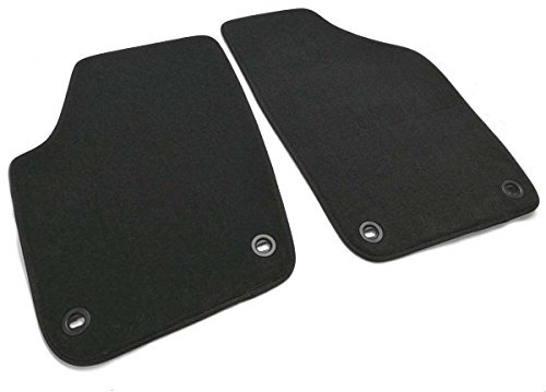 kh Teile Fußmatten passend für Polo 9N Velours Automatte 2-teilig schwarz