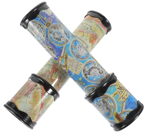 2 stücke Klassische Kaleidoskop Spielzeug Neuheit Spiele Spielzeug Pädagogisches Spielzeug für Kinder Kinder (zufällige Farbe)