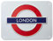 GWC London Underground Zeichen, London, Medium Metall Schild