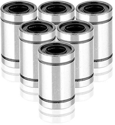 S SIENOC 6 x LM8UU Linearlager für 3D Drucker, DIY & CNC Bewegung ?8mm x ?15mm x 24mm (6 Stücke)