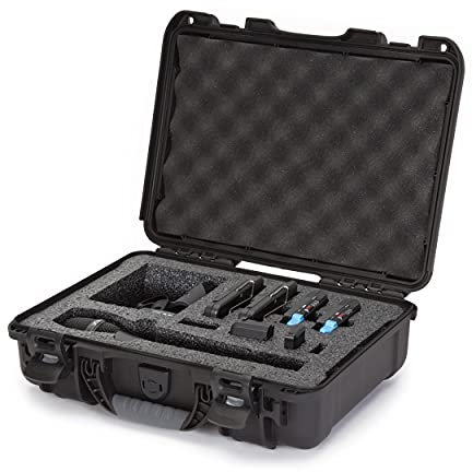 NANUK 910 wasserdichte Hartschale mit Schaumstoffeinlage für Sennheiser AVX Funkmikrofon – Schwarz, 910-SE11, Fabrik, Individuell