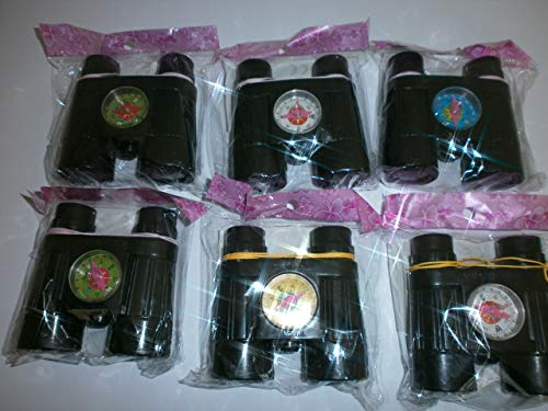 Schnooridoo 6 x Fernglas mit Kompass Pirat Seeräuber Mitgebsel Kindergeburtstag Giveaway
