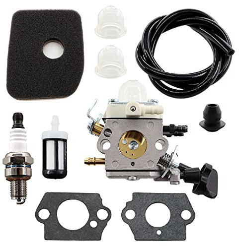 MCHNIC Vergaser mit Luftfilter Zündkerze Satz für Stihl BG86 SH56 SH56C SH86 SH86C BG86CE BG86Z BG86CEZ Laubbläser Gebläse Ersetzt ZAMA C1M-S261B, 4241 120 0616