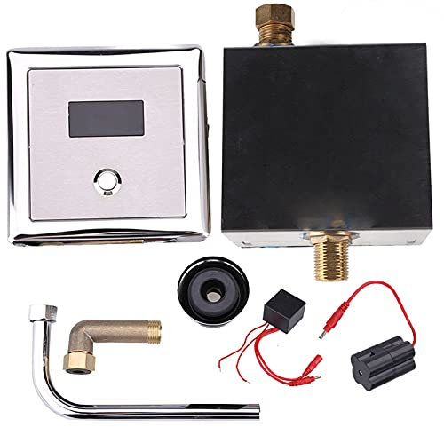 Ausla Wandmontierter Wasserhahn mit Automatischem Ventil, Urinal-Spülventil mit Automatischer Erkennung für Wandmontiertes Waschbecken