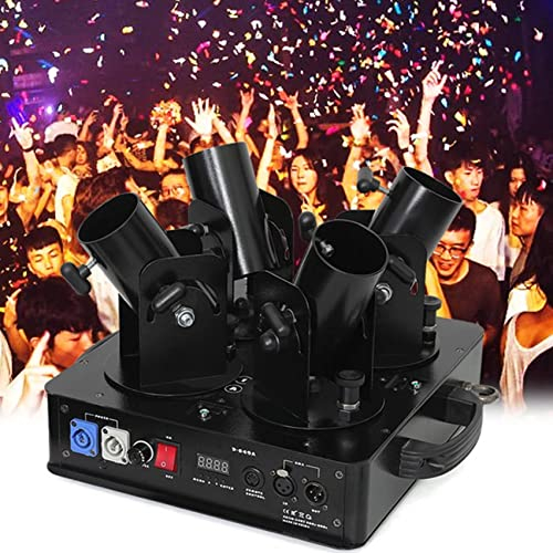 AADECOR Atmosphäre Gebäude Konfetti Kanonen Maschine Konfetti Kanonen Maschinen DMX Fernsteuerungskanonen Abschussrampe für DJ Ereignis Hochzeits Feiertags Halloween Effekt Partyangebot