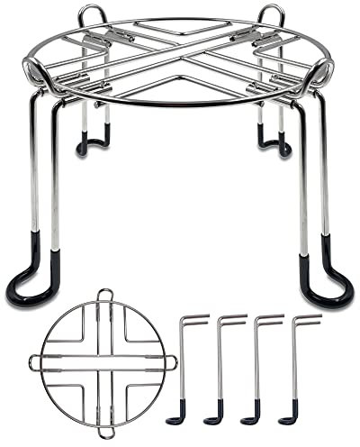 ShuRex Arbeitsplattenständer aus Edelstahl mit gummierten rutschfesten Füßen, 22,9 cm Durchmesser x 15,2 cm Höhe, für Berkey Big, Travel, Royal und andere Wasserfiltersysteme