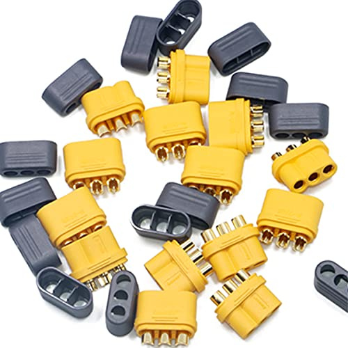 10Paar Amass MR60 Stecker Buchse mit Hülle für RC Lipo Akku RC Multicopter Flugzeuge