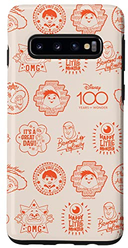 Galaxy S10 Disney 100 Pixar Character Face Sticker D100 Case