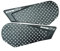 Motorrad Benzin Tank Gasoline Tank Pad Traktion Side Gas Fuel Knee Grip Gleitschutz Aufkleber Kompatibel mit Suzuki GSXR 600 GSX-R 750 2011-2019