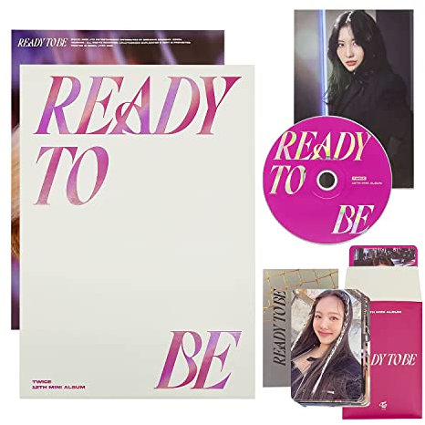 TWICE - 12. Mini-Album [READY TO BE] (READY Version): Photobook, CD-R, Faltposter, Postkarte, Message-Photocard, 2 Photokarten, Poster, 1 PVC-Karte