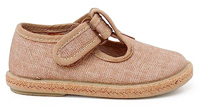 Pisamonas Ökologisch Baumwoll-Schuhe Mit Jutesohle Größe 25 Farbe Natur