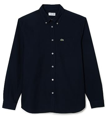 Lacoste Mens Casual Long Sleeve Woven Shirt