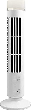 Mini Klimaanlage Ventilator, 3W Luftkühler Desktop Kühler, mit LED, USB Mobile Klimageräte, 2 Geschwindigkeiten für Büro, Reise, Sport (Weiss)