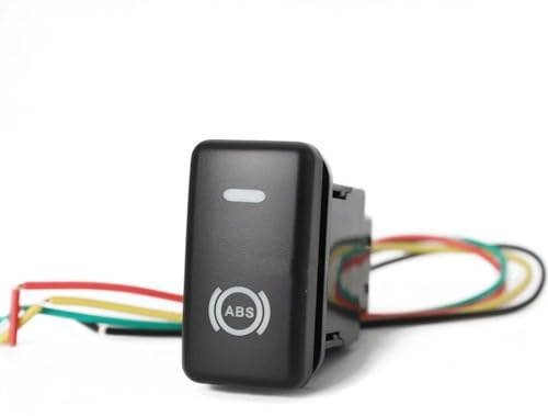 Interruptor Elevalunas Para Toyota Para Tacoma Para Land Cruiser Para Reiz Para Prado 120 FJ Barra Luz DRL Coche ABS Altavoz Bocina Interruptor Botón Interruptor Ventana (Color : ABS)