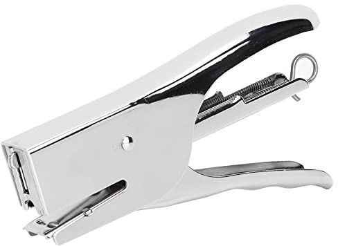 ANKROYU Agrafeuse à Pince Lourde, Machine à Relier Agrafeuse à Pince à Main en métal, Agrafeuse de Bureau Confortable à Tenir pour l'artisanat, Le Bureau, l'école à Domicile