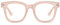 Madison Avenue Blue Light Blocking Glasses Oversized Fashion Blue Light Glasses for Women Anti Eyestrain & UV Protection Computer Eyeglasses (Nude Pink)