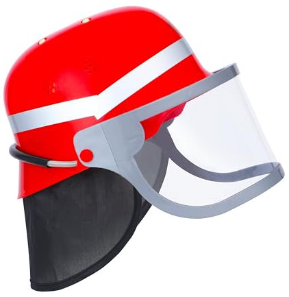 JOYIN Casque de pompier pour enfant (rouge)