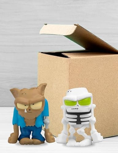 Packs Ultrazombies Special Edition con Piezas Intercambiables 8cm | Figuras Coleccionables de Zombies | 2 Brillan en la Oscuridad | para Niños y Coleccionistas | Halloween (Pack 2 / 2UND)