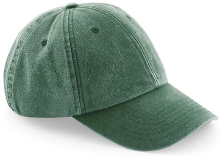 Vintage Baseball Cap, Low Profile Washed Cotton Hat with Pre-Curved Brim, Unstructured Adjustable Fit, Urban On-Trend Style