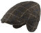 Breiter Herren Winter Schiebermütze mit Ohrenklappen Flatcap Schirmmütze 100% Wolle mit ausklappbarem Ohrenschutz Mütze 55