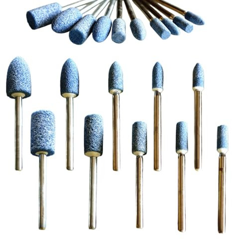 Holdes Set di 10 strumenti Blue Buffing Tool, accessori polacchi per levigatrice elettrica, trapano elettrico manuale elettrico