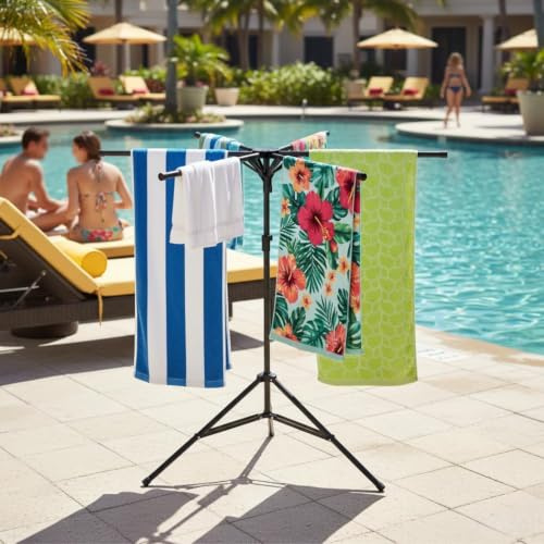 Porte-serviettes d'extérieur pour piscine