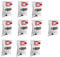 IBBAH Henry Lot de 10 sacs d'aspirateur réutilisables à 5 couches compatibles avec les aspirateurs Hetty, Harry, James, Charles, Numatic – Compatible avec NVM-1B/NVM-1C/NVM1C2 | XL, Xtra, modèles sans
