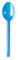 20/80 CUCCHIAI riutilizzabili VARI COLORI posate colorate 17cm per cerimonie feste compleanno party (Azzurro, 80 pezzi)