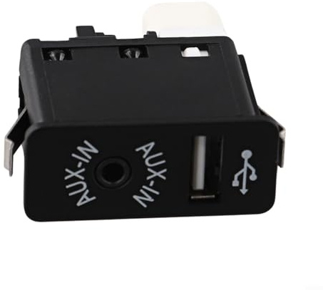 Volakebeing USB AUX Eingang für BMW 1/3/5 Serie E60 E61 E81 E87 E90 E91 Kompaktes Design mit Direktinstallation