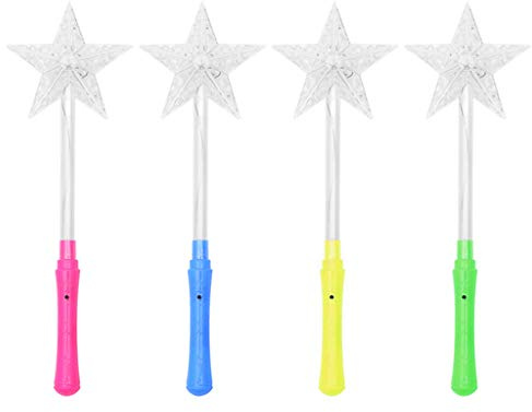 BRABOSTON Konzert-Lichtstab, blinkender Stern, Leuchtstab, Stern, Schneeflocken, Glühender Lichtstab, Kinder, Weihnachtsfeier, Weihnachtsdekoration, für Zuhause, Lichter, Maskerade, Kostüm, Cosplay