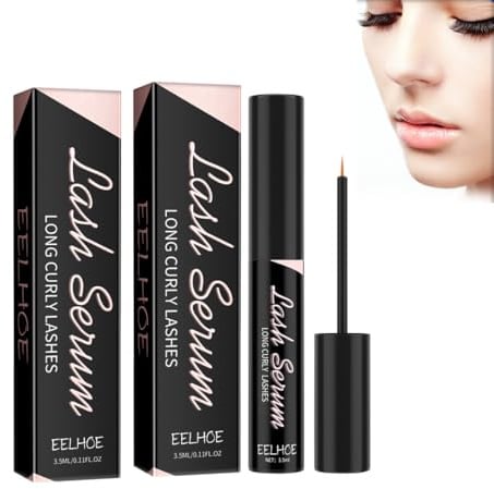 Lashcare Natürliches Wimpernserum ohne Hormone - Für schnelleres Wimpernwachstum, Intensiv längere & dichtere Wimpern - Pflegendes Lash Serum